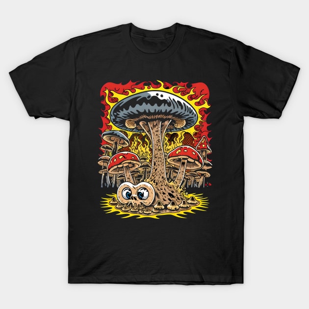 Mushroom Trip T-Shirt by Jaymz Weiss Designz